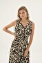 21506 Women's Zero Sleeve Long Dress