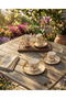Flower Gold Series - Luxury Coffee Set with Floral Relief for 6 People - 3