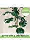 190cm Artificial Monstera Tree with Planter, Faux Swiss Cheese Tree for Office Home Garden Decor - 6