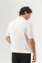 Half Zip Polo Collar Knitwear T-Shirt with Half Zipper Detail - 7