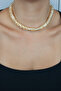 German Pearl Detailed Asymmetrical Form Choker Necklace - 2