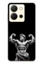 Vivo Y36 Compatible Ancient Statue Muscular God Pattern Transparent Phone Case