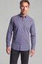 Brown Regular Fit Cotton Pocketless Pascha Collar Shirt