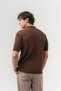 Half Zip Polo Collar Knitwear T-Shirt with Half Zipper Detail - 6