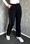 Women's High Waist Lace-Up Sweatpants with Side Piping and 2 Straps 3036 - 3
