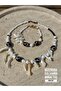 Tibetan Agate Natural Stone Necklace Set