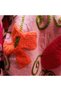 Women's Cotton Suzani Embroidered Resort Wear – Pink Bohemian Style Special Series Kimono - 5