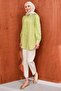 Green Stone Detailed Buttoned Shirt - 3