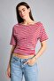 Loose Fit Omzu Open T-Shirt H7187Ax26Sm