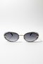 Jewells Women's Ellipse Black Ultra Light Black Sunglasses with Uv400 Filter - 3
