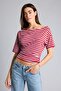 Loose Fit Omzu Open T-Shirt H7187Ax26Sm - 3