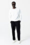 Men's Adjustable Waist Double Pocket Jogger Pants Black - 9238