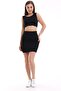 Women's Skirt-Crop 2-Piece Set Corduroy Full Lycra - 2