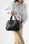 Washed Leather Crossbody Bag, Shoulder Bag, Black Model: (571-17U) - 2