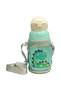Kids Water Bottle with Straw Lid 600ml - multicolor