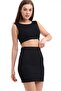 Women's Skirt-Crop 2-Piece Set Corduroy Full Lycra - 5