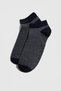 F5278Axkr1 Multi-Colored Men's 5-Piece Cotton Booties Socks - 2