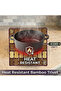 Pack of 6 Premium Bamboo Trivet Set With Professional Heat Protection and Anti-Slip - 5