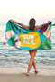 Unisex 75X150Cm Summer Patterned Beach Towel - Bath Towel - Sea Towel Plj-08