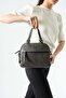 571 Washed Leather Crossbody Bag, Shoulder Bag Gray Model (571-18C) En 24 Size 21 cm - 3