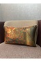 Robin-9402 Multi-Colored Imported Silk Velvet Cushion Cover 30X50 Rectangular - 4