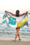 Unisex 75X150Cm Summer Patterned Beach Towel - Bath Towel - Sea Towel Plj-05