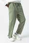 Men's Adjustable Waist Double Pocket Jogger Pants Khaki - 9238 - 5