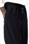 Men's Adjustable Waist Double Pocket Jogger Pants Black - 9238 - 7