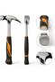 600g Forged Roofing Hammer with Fiberglass Handle - 3