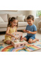 Kids Wooden Kitchen Pretend Play Cooking Set with BBQ Food Accessories for Toddlers - 2