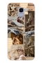 Samsung Galaxy J6 Compatible Renaissance Sculpture Collage Patterned Transparent Phone Case