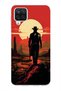 Samsung Galaxy A22 / M22 / M32 Compatible Cowboy Sunset Pattern Transparent Phone Case