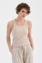 Women's Knitted Fabric Premium Quality Halter Design Tank Top