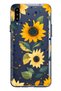 Samsung Galaxy A20S Compatible Sunflower Patterned Transparent Phone Case