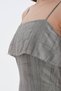 Women's Strappy Design Dress with Tulle Detail on the Sides and Lined Inside - 7