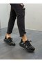 Mi̇la Black Stone Parachute Fabric Women's Casual Sportswear - 3