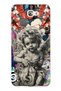 Samsung Galaxy J7 Prime Compatible Angel Collage Pattern Transparent Phone Case
