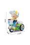 Kids Police Tricycle Toy with Lights & Sound – Cartoon Ride-On Bike (20cm) - 2