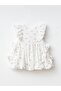 Floral Patterned Ruffled Baby Girl Dress - 2