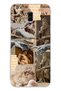 Samsung Galaxy J6 Plus Compatible Renaissance Sculpture Collage Patterned Transparent Phone Case