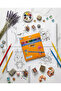 Kids Tropicolors 24-Piece Dry Crayon Set - 1 Coloring Book with Cover and Handle as a Gift - 3