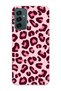 Pink Leopard Pattern Transparent Phone Case Compatible with Samsung Galaxy M13 / M23