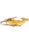 Antique Brass Fish Padlock - 2