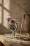 Transparent Mica Block Flower Pot Minimal Single Branch Flower Pot Modern Decorative Vase - 1 Pc