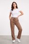 Women's Trousers with Elastic Waist and Pockets, Comfortable Fit, Women's Sports Trousers