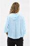 Hooded, Drawstring-Waisted, Patterned Jacket - 4