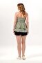 Sevilay Layered Flounce Muslin Blouse-Skirt Olive Green Zytnysl - 2