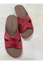 Women's Orthopedic Sole Mulex Daily Comfortable Slippers – Faux Leather Cross Strap Non-Slip Summer Slippers