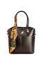 Women's Scarf Bag with Hand Shoulder Strap and 3 Compartments - 3