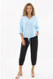 Hooded, Drawstring-Waisted, Patterned Jacket - 2